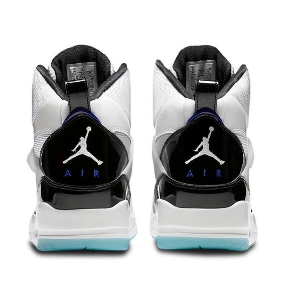 Jordan Flight 45 High Concord Basketball Sneaker Shoe US 8 with Box - DC2571-100 - Picture 5 of 12